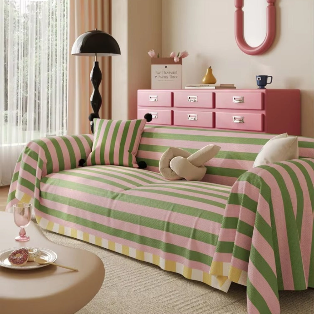 BowLift | Atelier Pastel Striped Sofa Cover