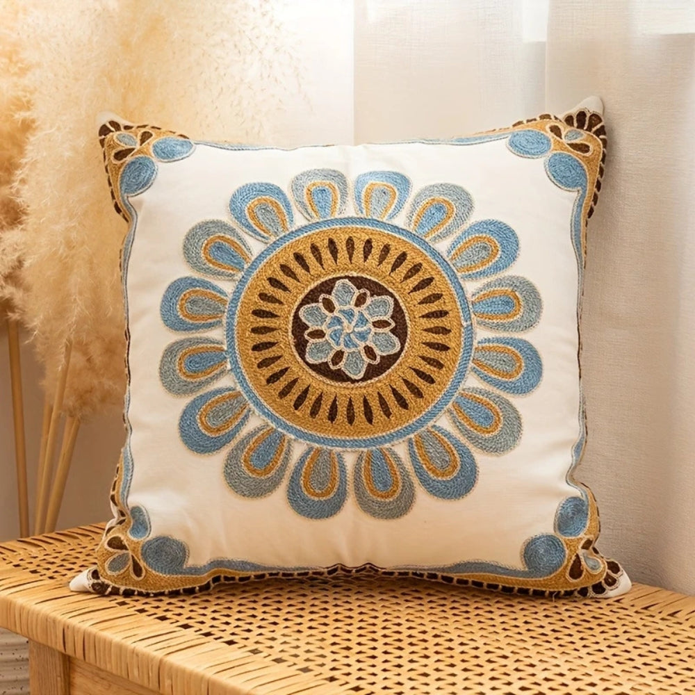 BowLift | Aurae Embroidered Vintage Cushion Cover