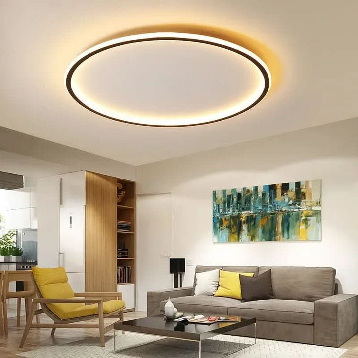 BowLift | Scandinavian LED ceiling light with warm, glare-free light