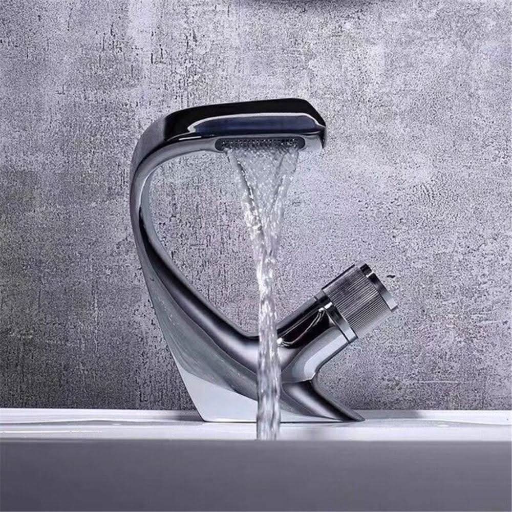 BowLift | Modern Bathroom Sink Mixer Faucet – Stylish Chrome Tap