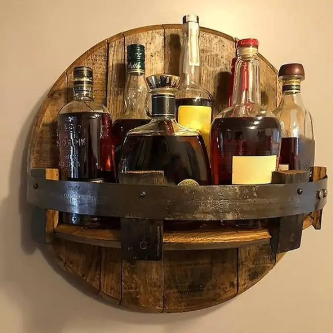 BowLift | Authentic Wall Bottle Holder made of Wood