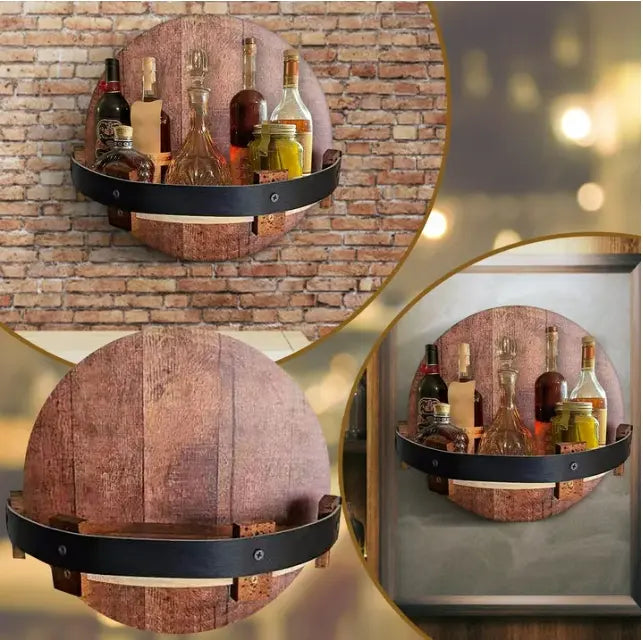 BowLift | Authentic Wall Bottle Holder made of Wood