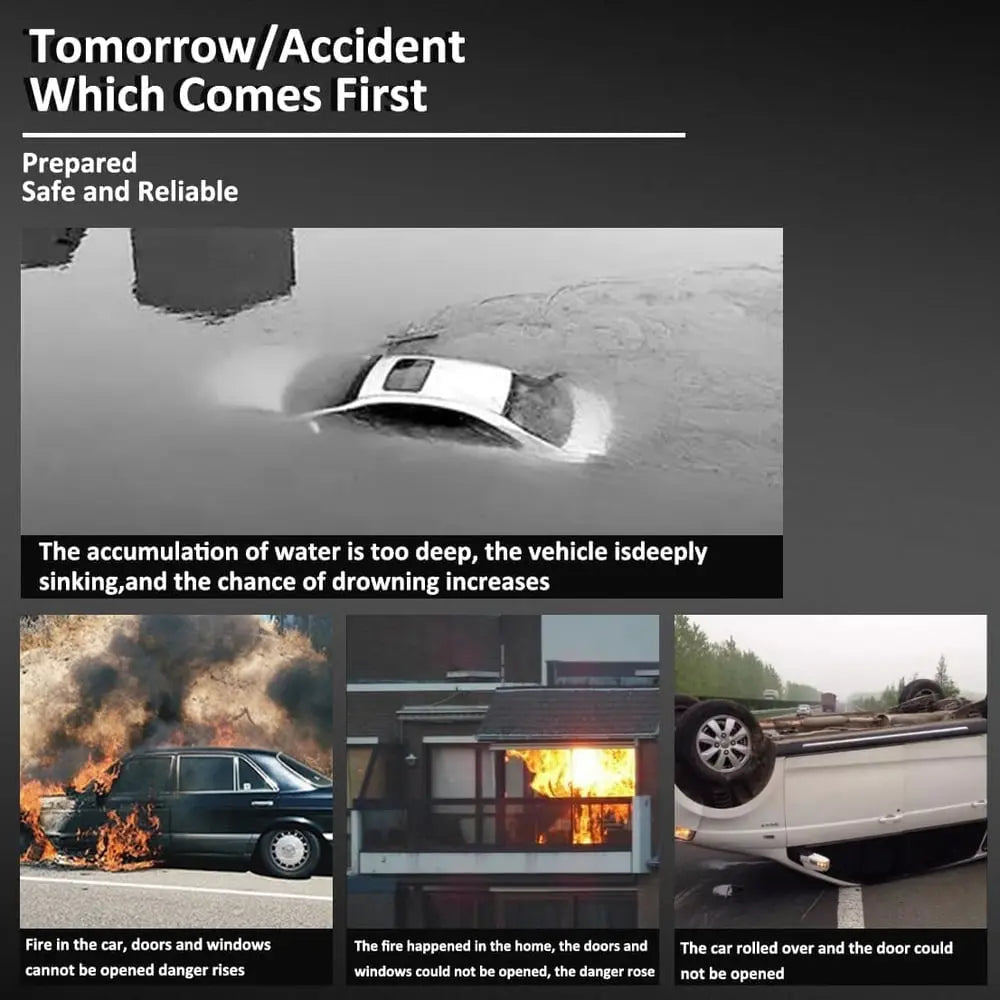BowLift | Auto emergency hammer with glass breaker – Reliable & life-saving in an emergency
