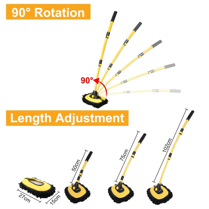BowLift | Auto Cleaning Brush - For hard-to-reach areas and streak-free cleaning