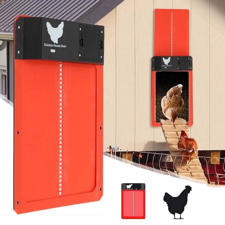 BowLift | Automatic Chicken Coop Door with Light Sensor & Weather Protection