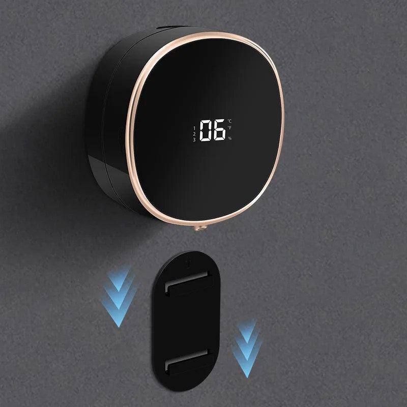 BowLift | Cleon 5-in-1 Smart Automatic Soap Dispenser with LED Display – Touchless, Rechargeable & Wall-Mountable