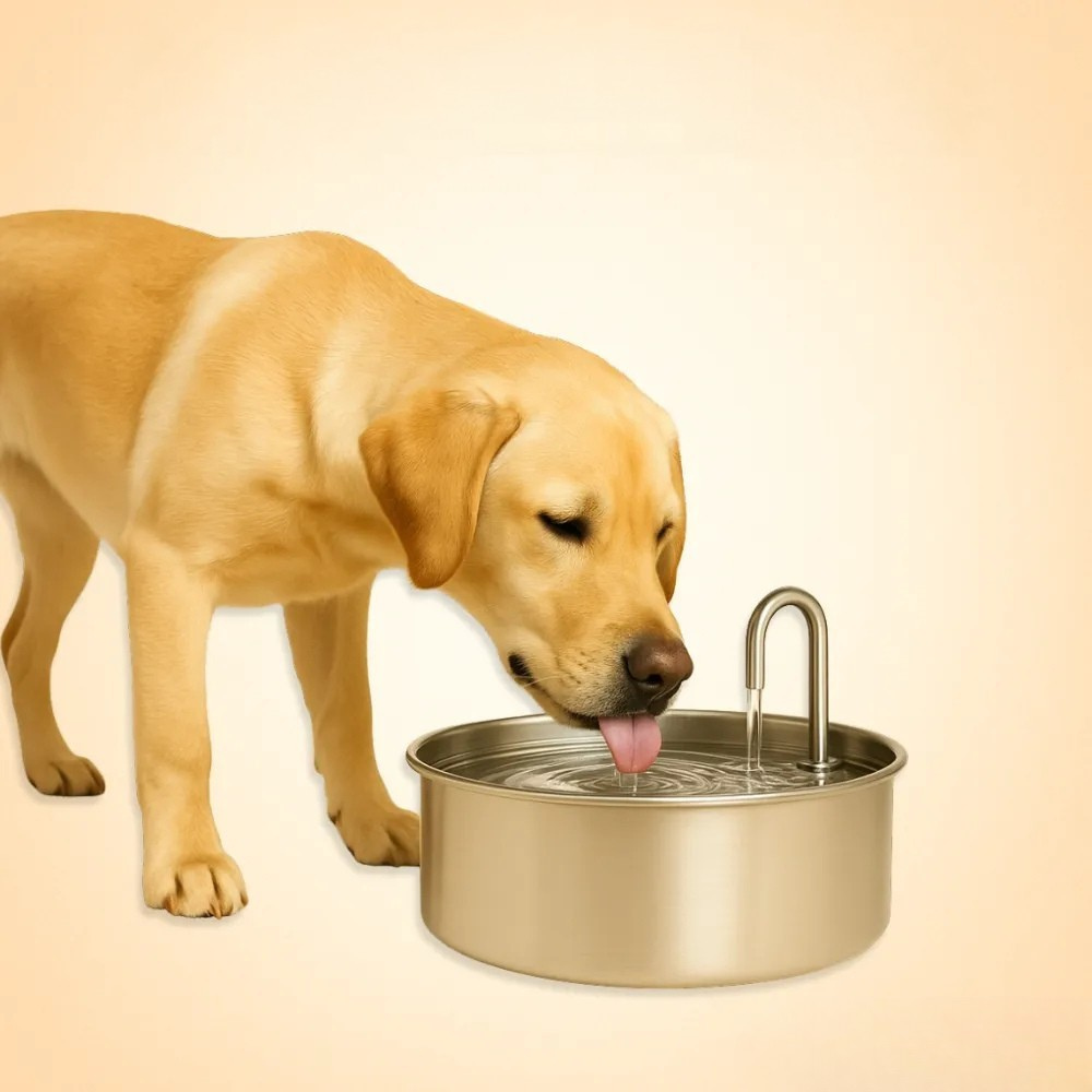 BowLift | Automatic Stainless Steel Water Fountain Pet Drinking Bowl