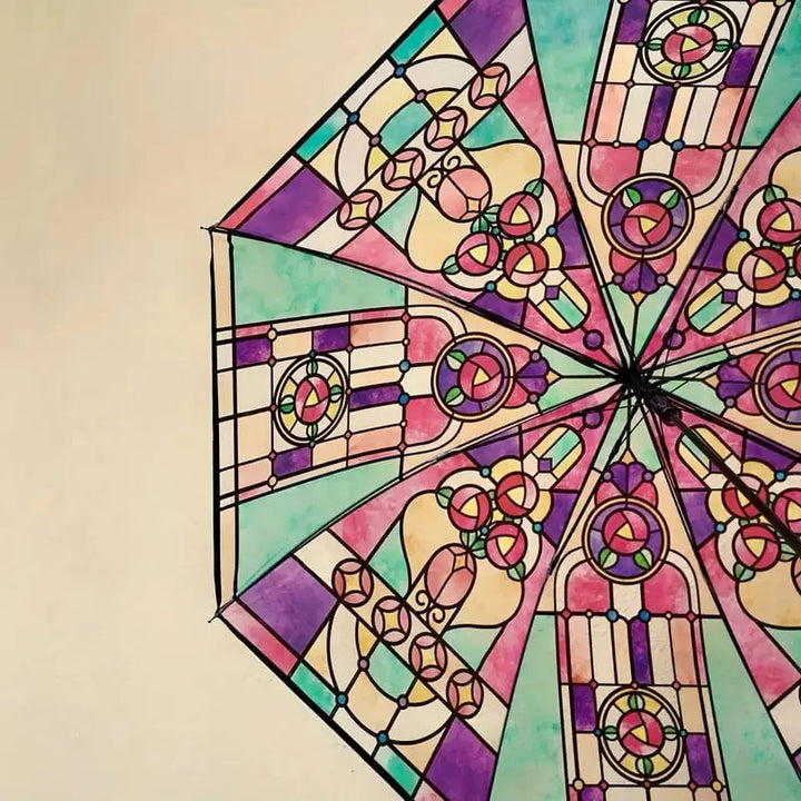 BowLift | Automatic umbrella in vintage style – Inspired by poetry & glass art