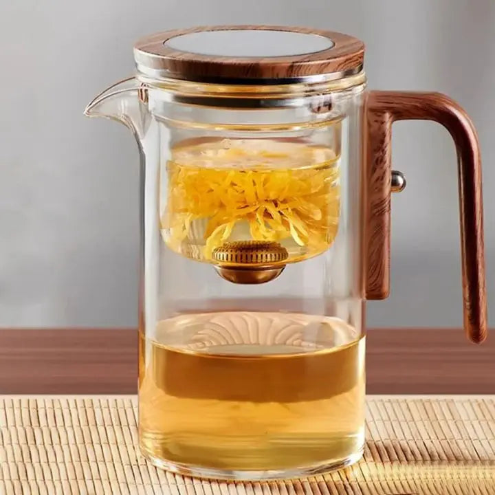 BowLift | Automatic Glass Teapot – Drip-Free for Perfect Tea
