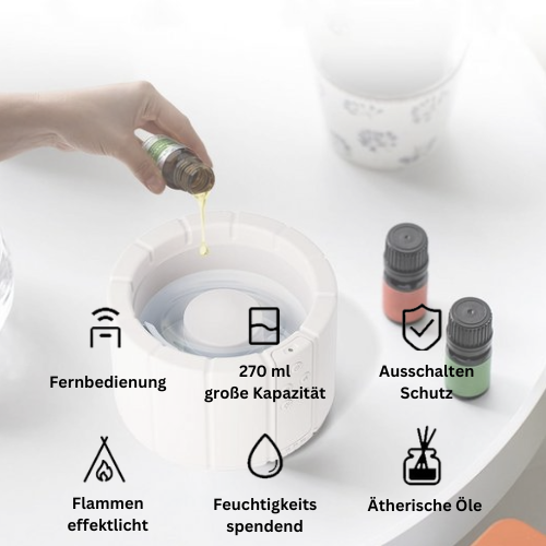Simulated Campfire Air Humidifier | Bowlift