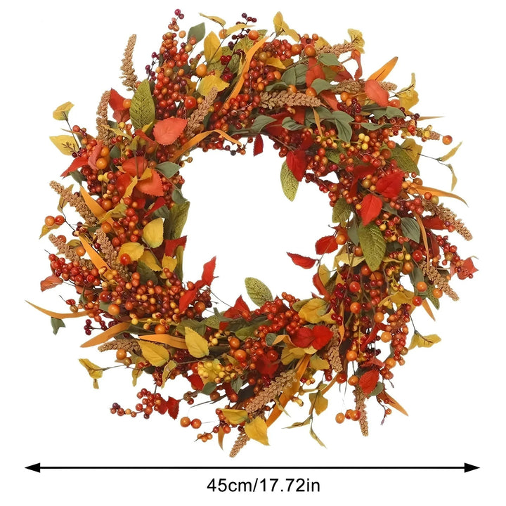 BowLift | Autumn Wicker Door Wreath - AmberLeaf