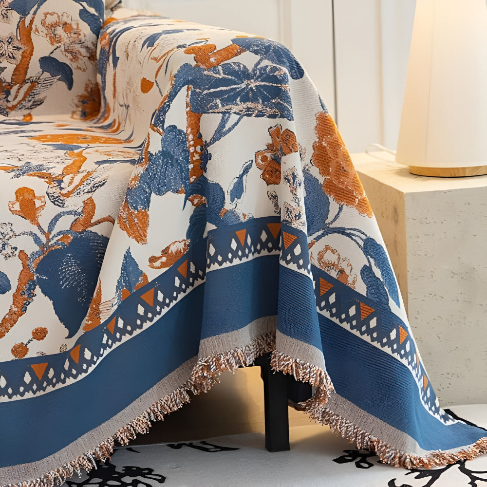 BowLift | Autumn Vines Jacquard Sofa Cover