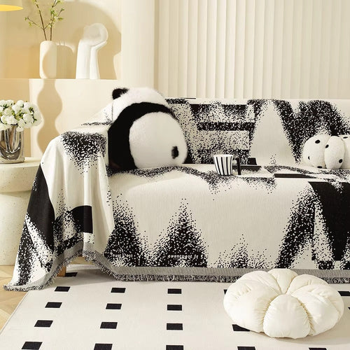 BowLift | Avant-Garde Abstract Chenille Sofa Cover
