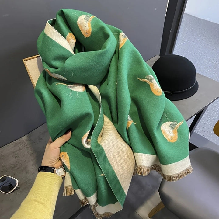 BowLift | Aviary Breathable Bird Jacquard Shawl