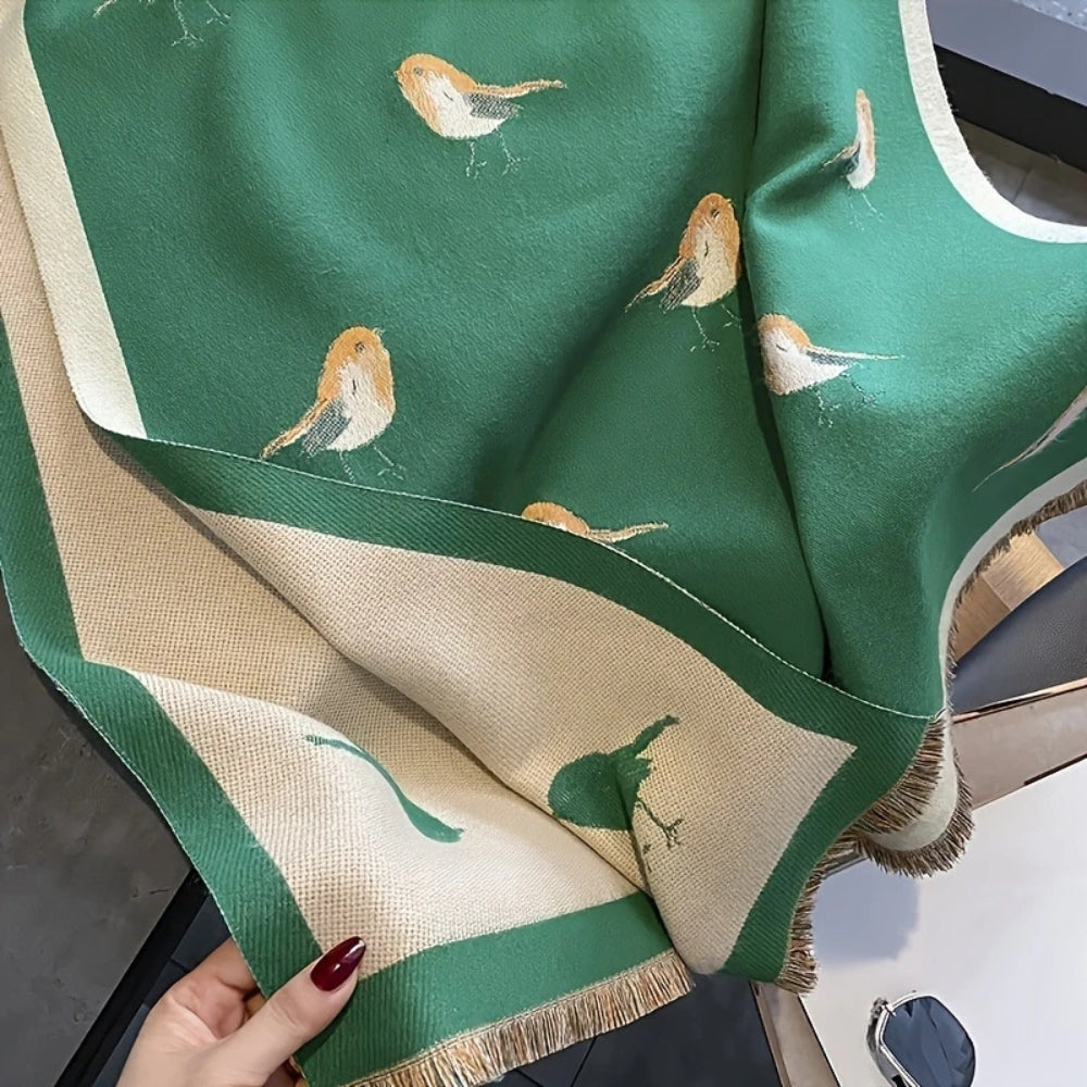 BowLift | Aviary Breathable Bird Jacquard Shawl