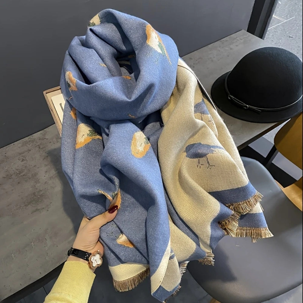 BowLift | Aviary Breathable Bird Jacquard Shawl