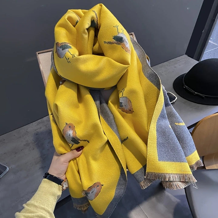 BowLift | Aviary Breathable Bird Jacquard Shawl