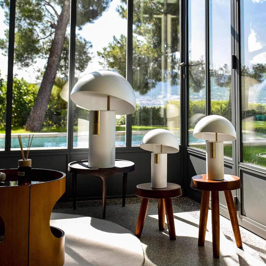 BowLift | Table Lamp - RetroWave - Minimalist & Adjustable Design - Chic Modern Elegance