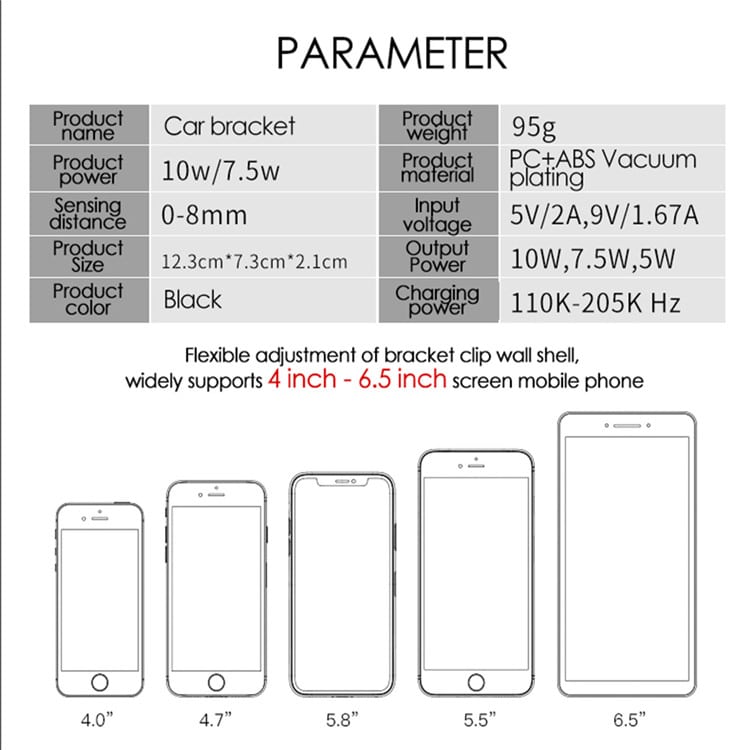 Wireless automatic mobile charger and holder for the car | Bowlift