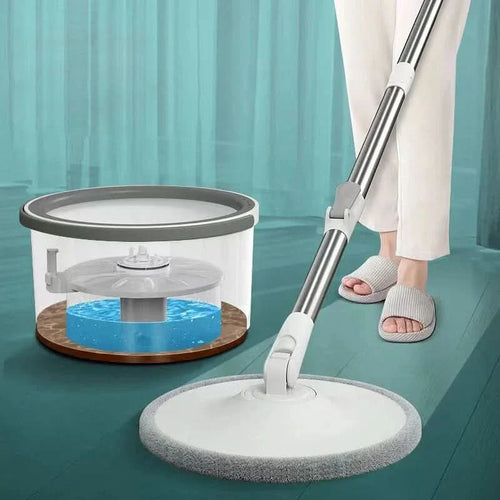 BowLift | Self-Cleaning Spin Mop with Dual-Chamber Bucket