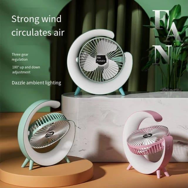 Fan Desktop Rechargeable 2:1 | Bowlift