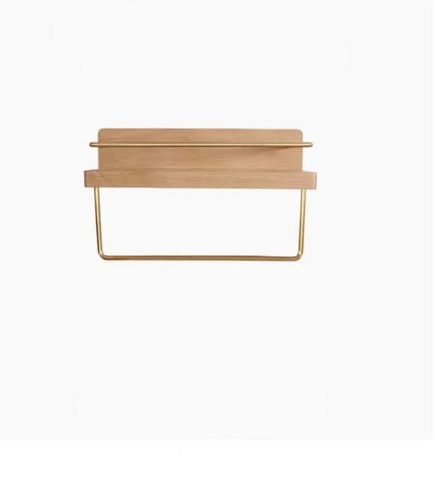 BowLift | Bamboo Wall Coat Rack with Shelf & Sturdy Hooks