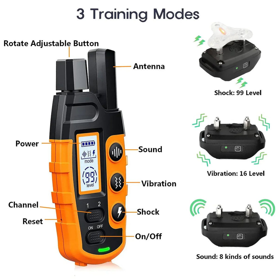 BowLift | Professional 1000 m Remote Training Collar for Dogs