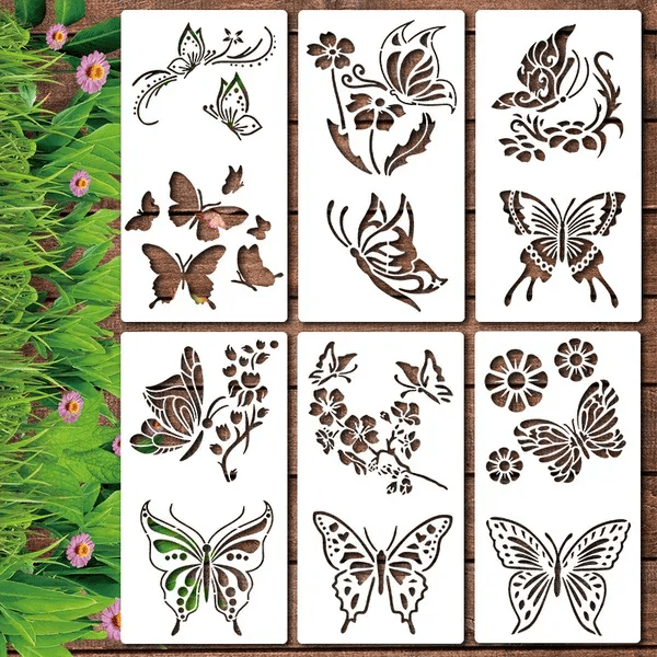 BowLift | DIY Decoration - Garden Fence Large Flower Drawing Templates