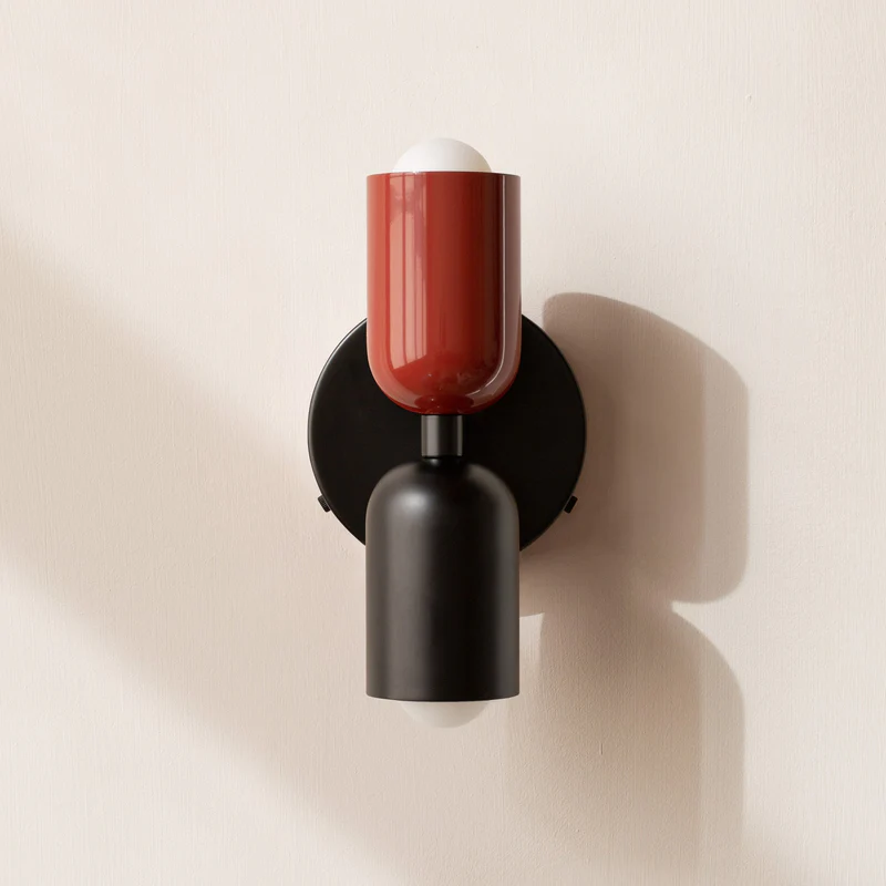 BowLift | Wall Light Modern Dual Glass Sconce Fixture
