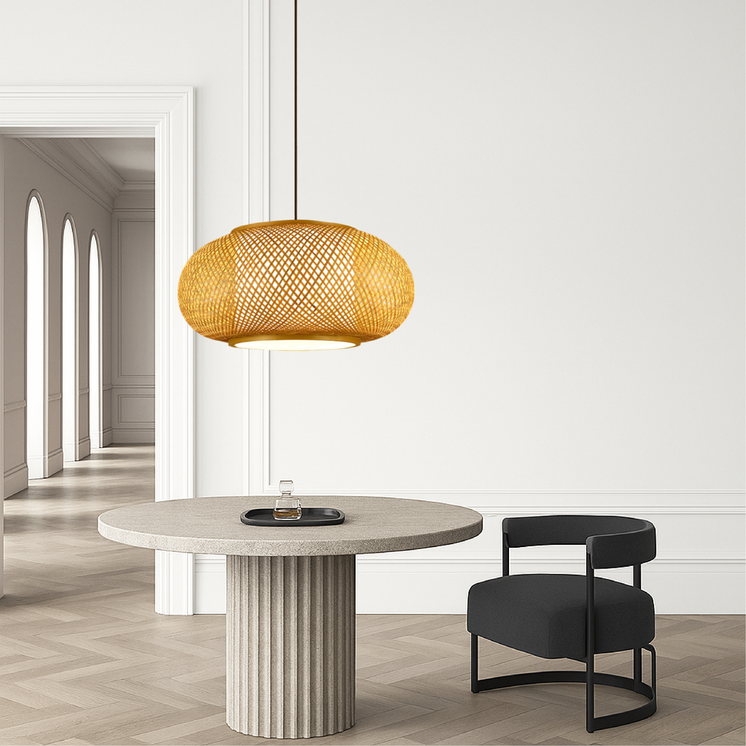 BowLift | Bamboo Pendant Lamp with Natural Design