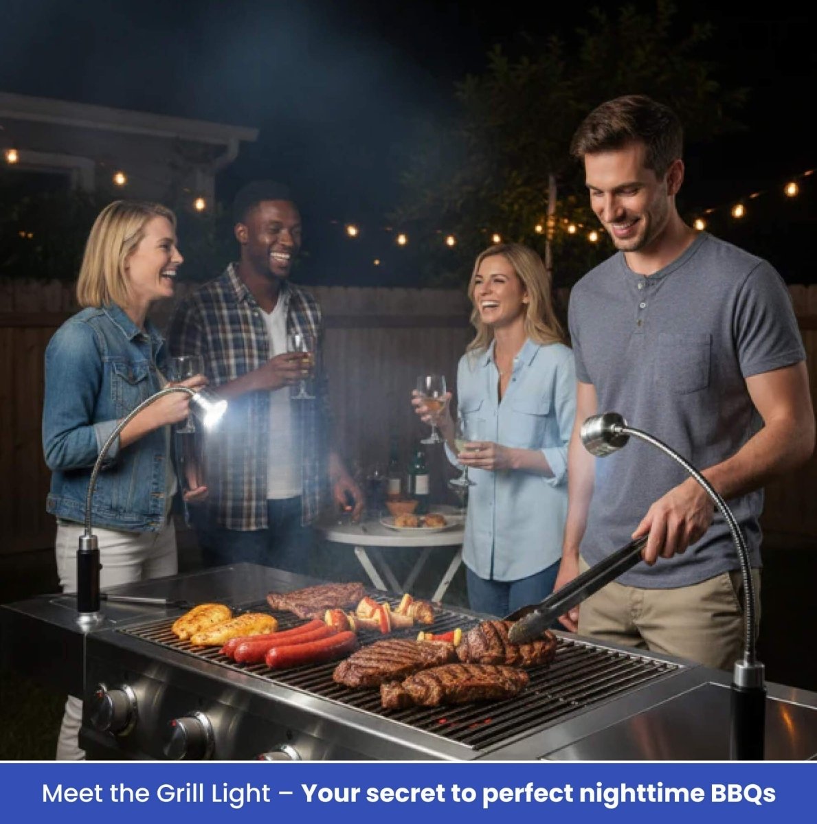 BowLift | Compact magnetic grill light with ultra-strong brightness