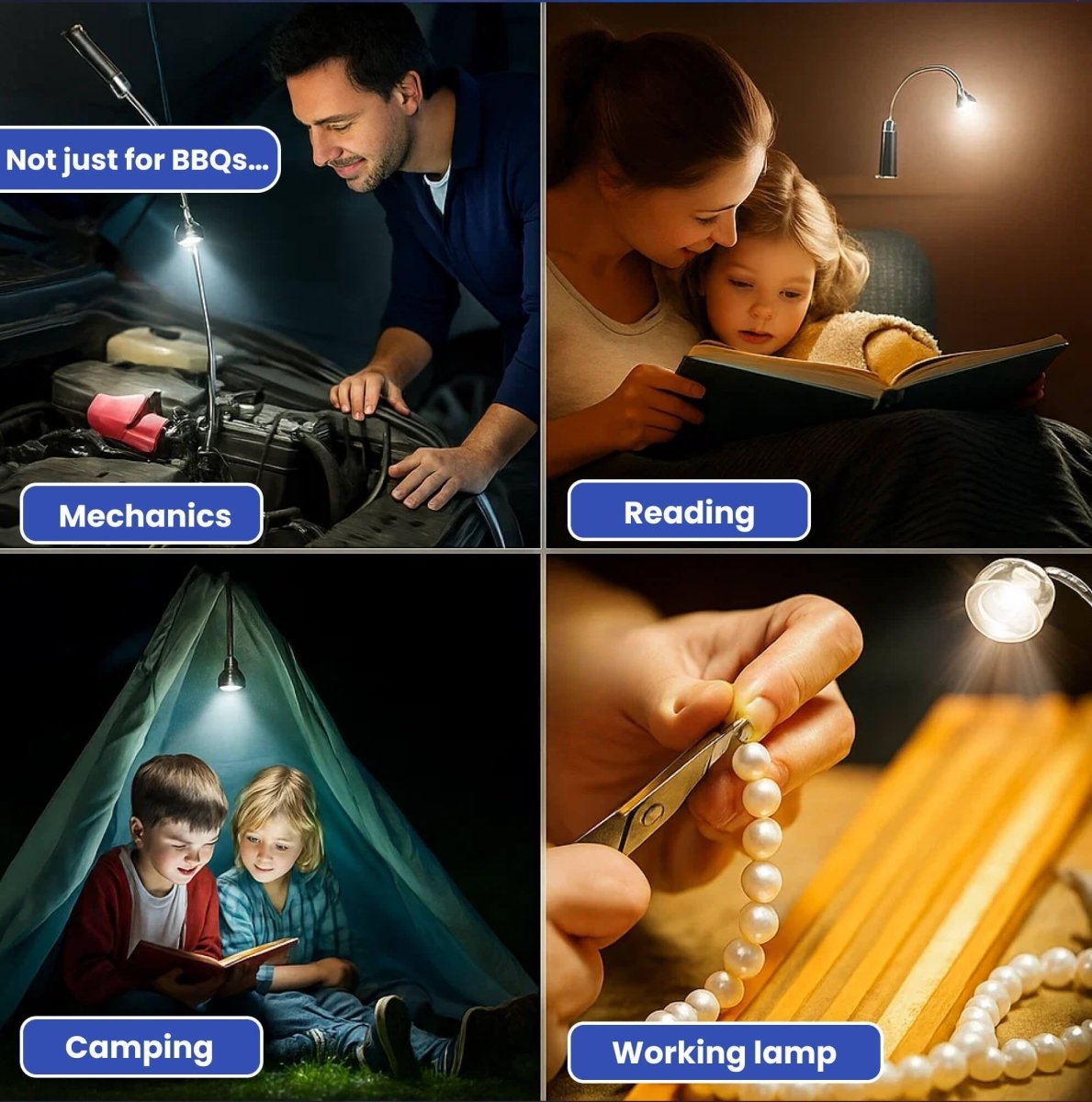 BowLift | Compact magnetic grill light with ultra-strong brightness