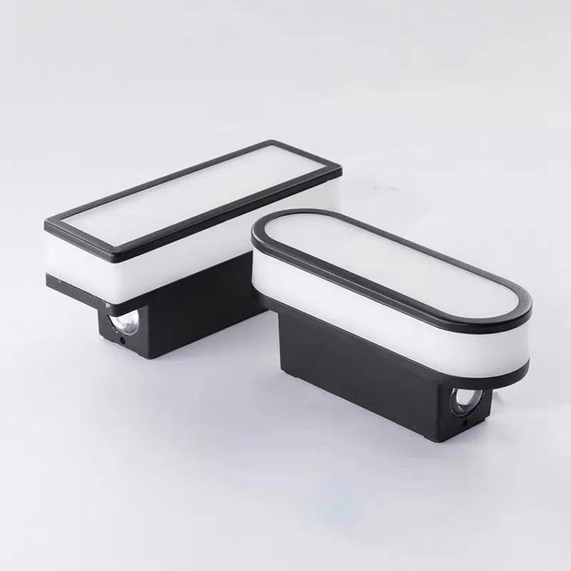 Contemporary Simplicity Aluminum Acrylic LED Waterproof Wall Sconce Lamp For Outdoor Patios | Bowlift