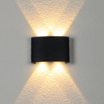 Modern Minimalist Aluminum Acrylic Waterproof LED Wall Sconce Lamp For Outdoor Patios | Bowlift
