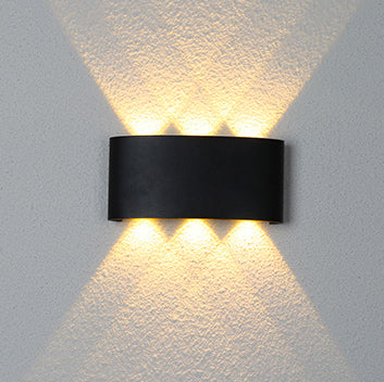 Modern Minimalist Aluminum Acrylic Waterproof LED Wall Sconce Lamp For Outdoor Patios | Bowlift