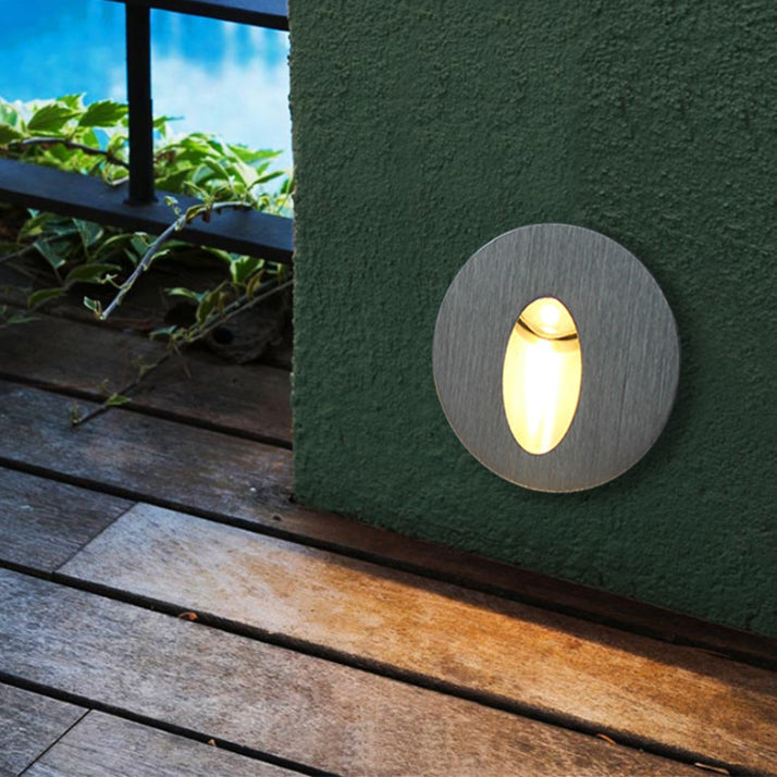 Modern Art Deco Round Square Aluminum Waterproof LED Wall Sconce Lamp For Hallways | Bowlift