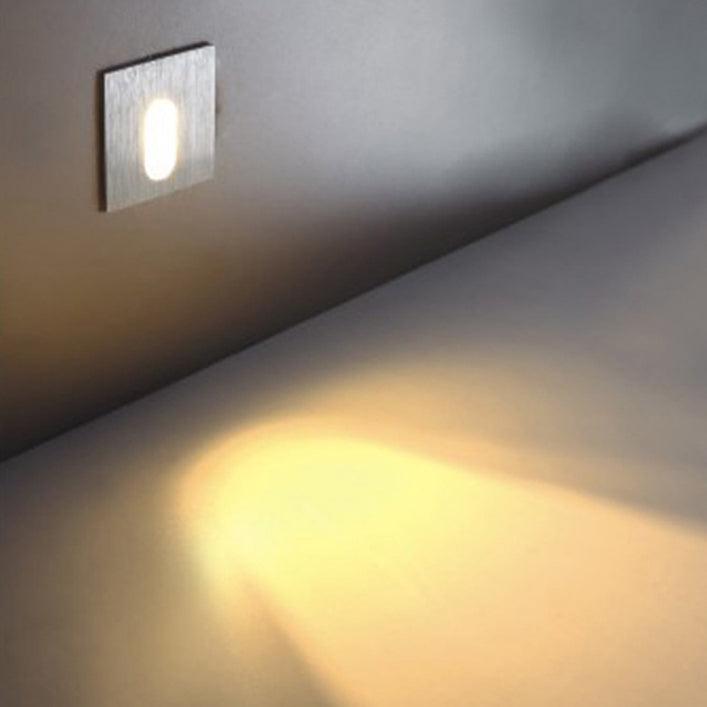 Modern Art Deco Round Square Aluminum Waterproof LED Wall Sconce Lamp For Hallways | Bowlift