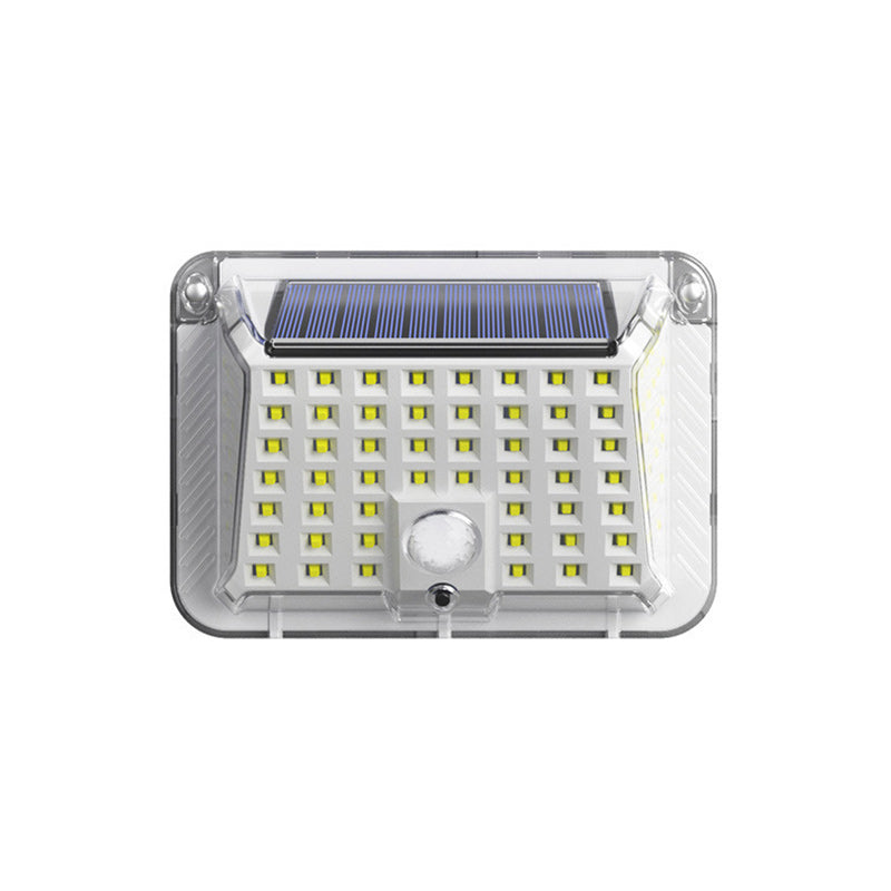 Modern Simplicity Solar Waterproof Triangle Silicone ABS PC LED Outdoor Wall Sconce Lamp For Outdoor Patio | Bowlift