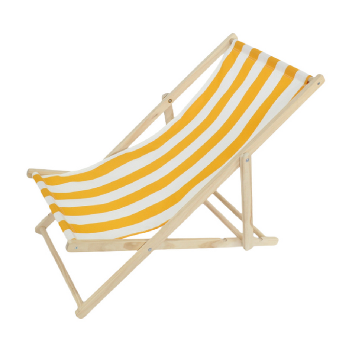 Modern Minimalist Rectangular Oxford Fabric Solid Pine Wood Outdoor Beach Chair Folding Recliner Backrest For Outdoor | Bowlift