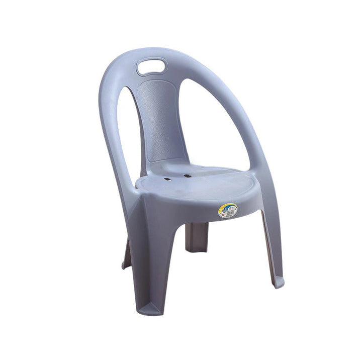 Modern Minimalist Round PP Stackable Backrest Armrest Kids Chair For Living Room | Bowlift