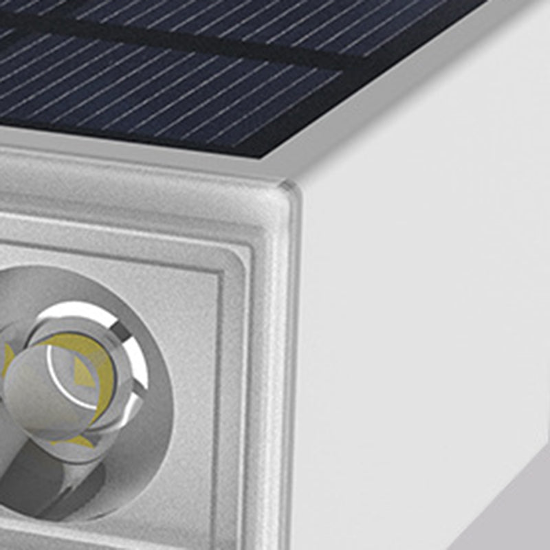 Modern Minimalist Solar Waterproof ABS PC Rectangular LED Outdoor Step Light Ideal For Garden And Outdoor Patio | Bowlift