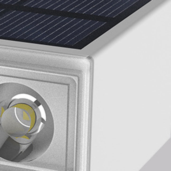 Modern Minimalist Solar Waterproof ABS PC Rectangular LED Outdoor Step Light Ideal For Garden And Outdoor Patio | Bowlift