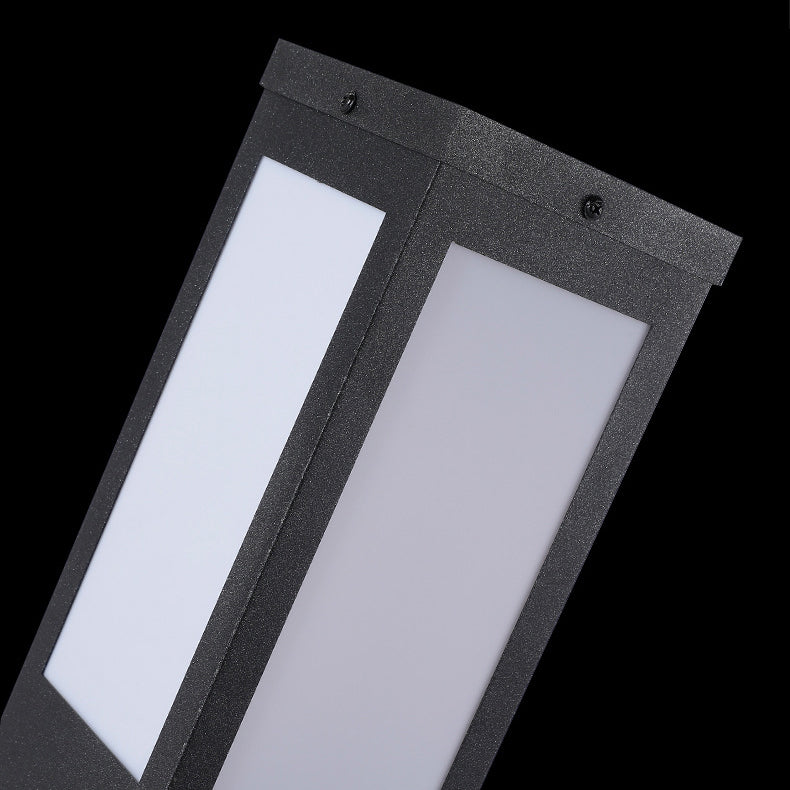 Modern Minimalist Solar Waterproof Metal & PC Pillar LED Outdoor Light Landscape Lighting For Garden & Outdoor Patio | Bowlift