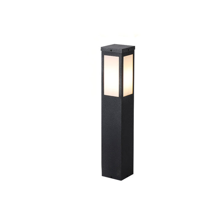 Modern Minimalist Solar Waterproof Metal & PC Pillar LED Outdoor Light Landscape Lighting For Garden & Outdoor Patio | Bowlift