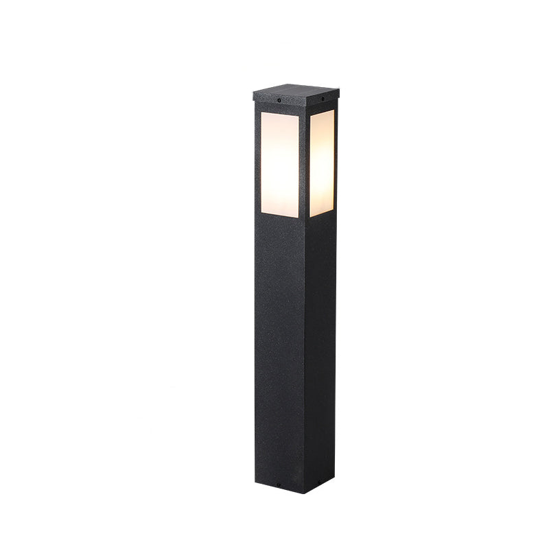 Modern Minimalist Solar Waterproof Metal & PC Pillar LED Outdoor Light Landscape Lighting For Garden & Outdoor Patio | Bowlift