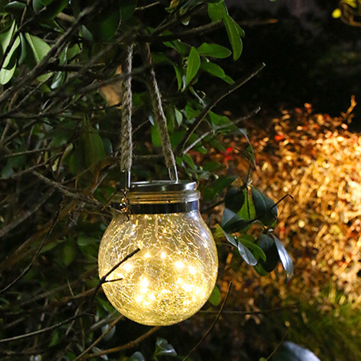 Modern Art Deco Solar Orb Stainless Steel Glass LED Outdoor Light For Garden | Bowlift