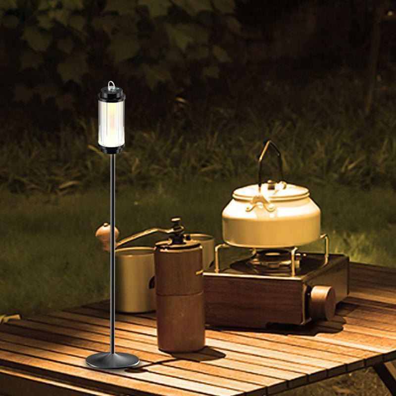 Modern Minimalist Portable Cylinder Metal ABS USB LED Outdoor Light For Garden | Bowlift