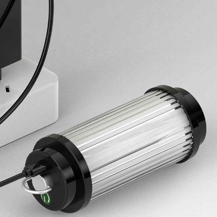 Modern Minimalist Portable Cylinder Metal ABS USB LED Outdoor Light For Garden | Bowlift