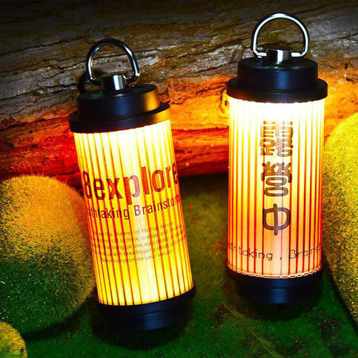 Modern Minimalist Portable Cylinder Metal ABS USB LED Outdoor Light For Garden | Bowlift