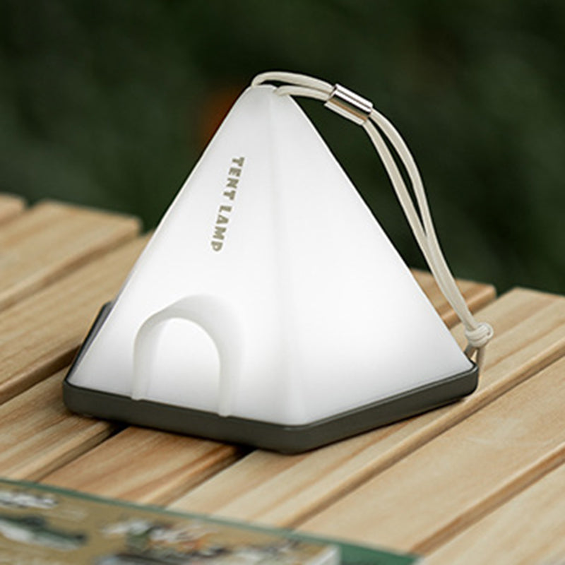 Contemporary Creative Tent Shape Triangle ABS PP LED Outdoor Light For Outdoor Patio | Bowlift